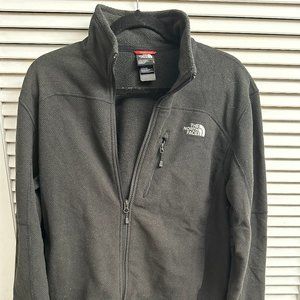 The North Face Full Zip Mens Black Fleece Jacket Size L